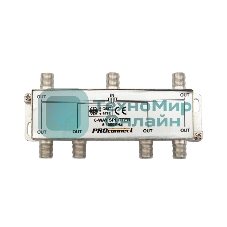 Делитель PROconnect ТВ х 6 под F разъем 5-1000 МГц