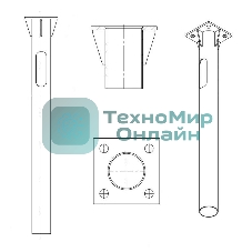 Деталь фундамента закладная для ОГК/ОКК-6.7 (0.108-1.5х200х150х4х20) Пересвет В00000639