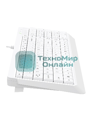 Клавиатура проводная A4Tech Fstyler FK15, USB, белый