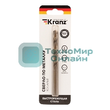 Сверло по металлу Kranz 6 мм 
