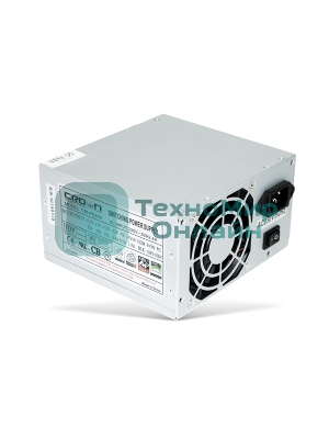 Блок питания CROWN CM-PS400W (20+4in, 80мм FAN, SATA*2, PATA(big Molex)*4, FDD*1, 4+4pin, Lines 1x12V OEM)