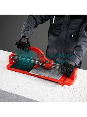 Плиткорез MTX 400 х 16 мм, литая станина, каретка на подшипниках, усиленная рукоятка