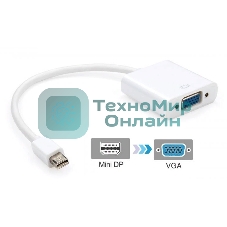 Переходник видео Premier 6-912 miniDisplayport (m)/VGA (f) 0.15м. белый