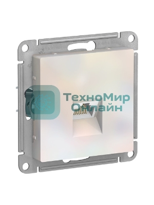 Механизм розетки USB AtlasDesign 5В 1порт х 2.1А 2порта х 1.05А жемчуг SchE ATN000433