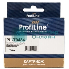 Картридж струйный ProfiLine PL-T0484 для принтеров Epson StylusPhoto R200/R220/R300/R300M/R320/R325/R340/RX500/RX600/RX620 Yellow водн