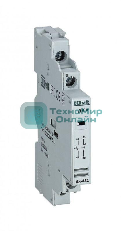 Контакт дополнительный боковой 1НО+1НЗ для ВА-431 SchE 21271DEK