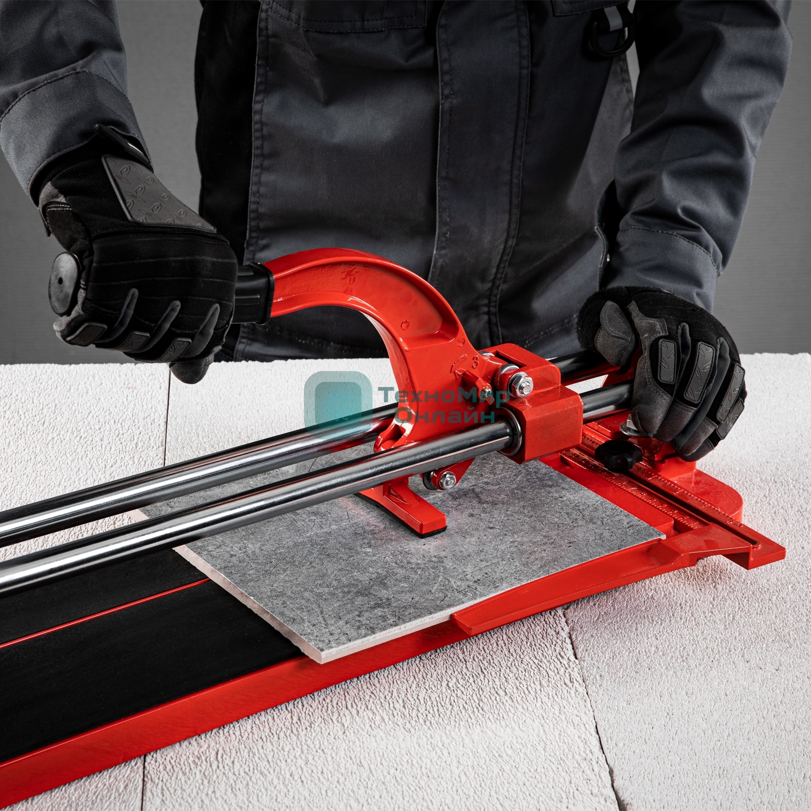 Плиткорез MTX 400 х 16 мм, литая станина, каретка на подшипниках, усиленная рукоятка