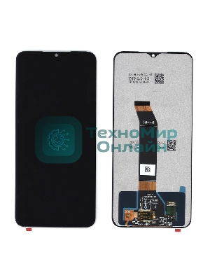 Дисплей для Xiaomi Poco M4 в сборе с тачскрином черный