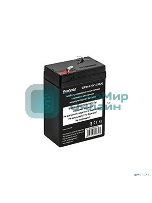 Батарея для ИБП ExeGate GP645 (6V 4.5Ah), клеммы F1