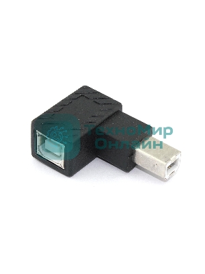 Угловой удлинитель USB Type B с поворотом вниз
