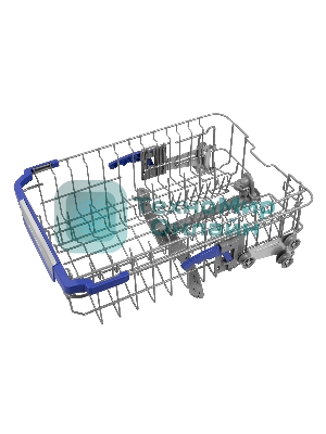 Посудомоечная машина Maunfeld MWF45331S, серебристый, 45 см, 10 компл., 49 дБ, класс A++