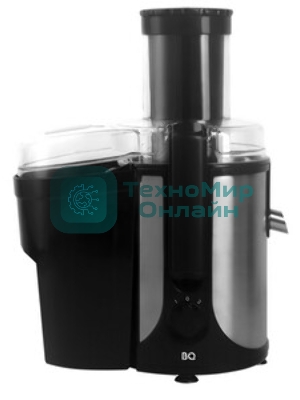 Соковыжималка BQ J1003 чёрный/стальной, центробежная, 1800 Вт, 1000 мл, механическое