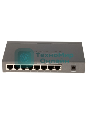 Коммутатор TP-LINK SMB TL-SG1008 8-port Gigabit Switch, 1U rack-mountable steel case