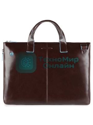 Сумка для ноутбука Piquadro Blue Square CA4021B2/MO коричневый натур.кожа