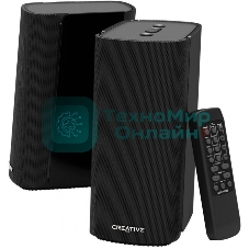 Акустическая система Creative T100 2.0 черный 40Вт BT