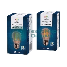 Ретро лампа Neon-night Filament ST45 E27, 2W, 230В Теплая белая 3000K