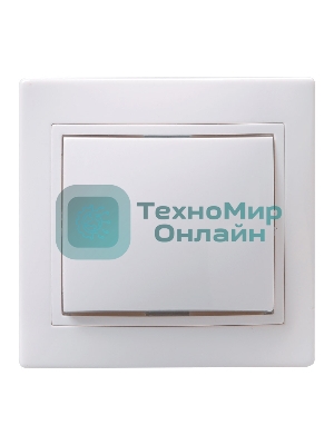 Выключатель 1-кл. СП КВАРТА 10А IP20 ВС10-1-0-КБ белый IEK EVK10-K01-10-DM