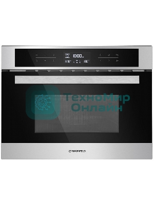 Шкаф духовой электрический с функцией СВЧ Maunfeld MCMO.44.9S, встраиваемый