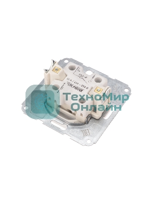 Выключатель м1кл с/у 10А мех. белый Kranz (1/10/120)