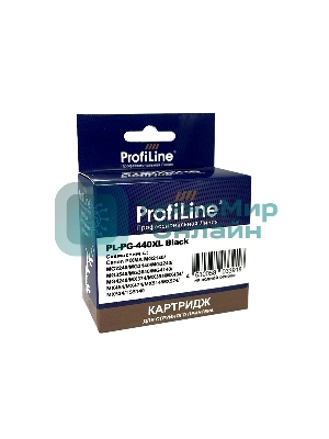 Картридж струйный ProfiLine PL-PG-440XL для принтеров Canon PIXMA MG2140/MG2240/MG3140/MG3240/MG3540/MG3640/MG4140/MG4240/MX374/MX394/MX434/MX454/MX474/MX514/MX524/MX534 с чернилами Black