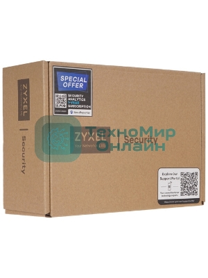 Межсетевой экран Zyxel USG FLEX 100HP с подпиской Gold на 1 год (AS, AV, CF, IDP/DPI, Sandboxing, SecuReporter), 1xRJ-45: 1G PoE+ (LAN/WAN), 7xRJ-45: 1G (LAN/WAN), 1xUSB3.0 **
