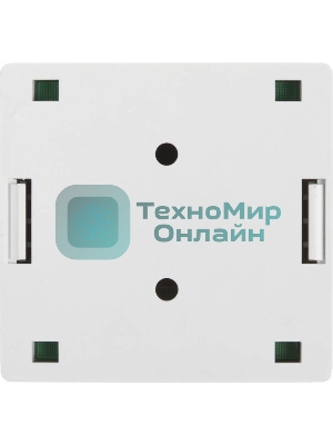 Розетка TWT (TWT-SM2-4545-WH) настенная 2 порта RJ-45 категории 5е. UTP. белая