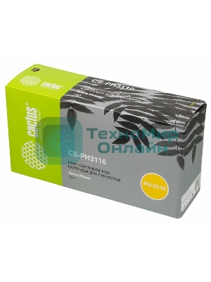 Картридж лазерный Cactus CS-PH3116 (109R00748) черный (3000 стр.) для Xerox Phaser 3116