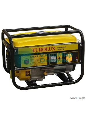 Электрогенератор бензиновый Eurolux G3600A, 2.5 кВт, 77 дБ, 37.2 кг