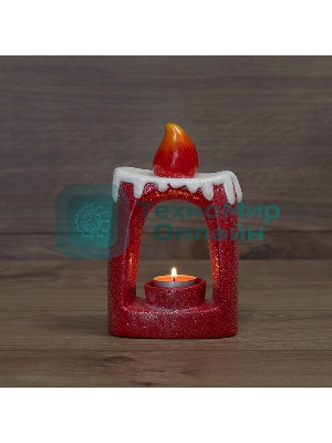 Керамический подсвечник «Свечка» 12.5х6х19.3 см