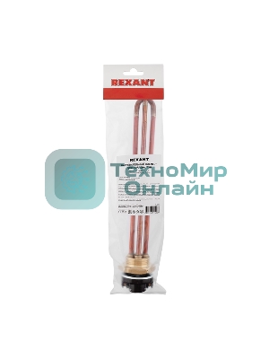 Нагревательный элемент для бойлера Rexant ТЭН RDT 2,5 кВт, термостат 15 A, кольцо уплотнительное D 42 мм