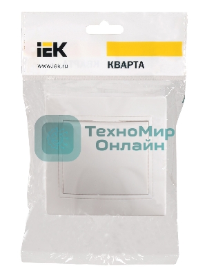 Выключатель 1-кл. СП КВАРТА 10А IP20 ВС10-1-0-КБ белый IEK EVK10-K01-10-DM