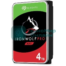 Жесткий диск Seagate Original SATA-III 4Tb ST4000NE001 NAS Ironwolf Pro (7200rpm) 256Mb 3.5