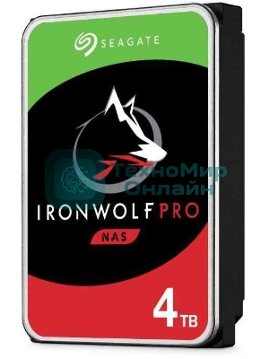 Жесткий диск Seagate Original SATA-III 4Tb ST4000NE001 NAS Ironwolf Pro (7200rpm) 256Mb 3.5