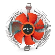 Кулер для процессора ExeGate EE80 серебристый, 90 мм, алюминий, 2000 об/мин, 22 дБ, 3 pin, 65 Вт, 67 мм