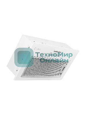 Вытяжка встраиваемая LEX GS Bloc LIGHT 600 белый управление: кнопочное (1 мотор)