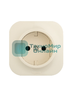 Розетка без заземления без шторок (Слоновая кость) Legrand 782240