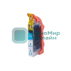 Картридж струйный Sakura 2934B004 (521 C) для Canon, голубой, 8,4 мл., 530 к.