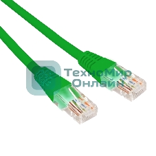 Патч-корд U/UTP Rexant cat.5e, RJ45-RJ45, 26AWG, ZH нг(А)-HF, зеленый, 5 м