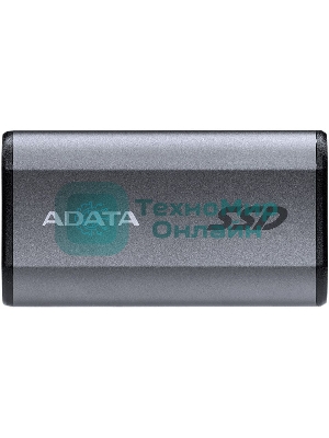 Внешний SSD ADATA Elite SE880, 2TB, USB 3.2 Gen 2x2 Type-C, R/W 2000/2000, серый