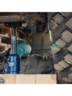 Домкрат гидравлический бутылочный телескопический Stels 8 т, подъем 180-410 мм