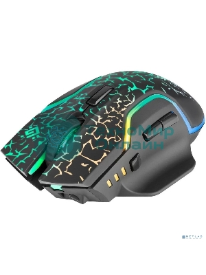 Мышь беспроводная Defender Oneshot GM-067 черный, 3200 dpi, радиоканал, USB, кнопки - 7