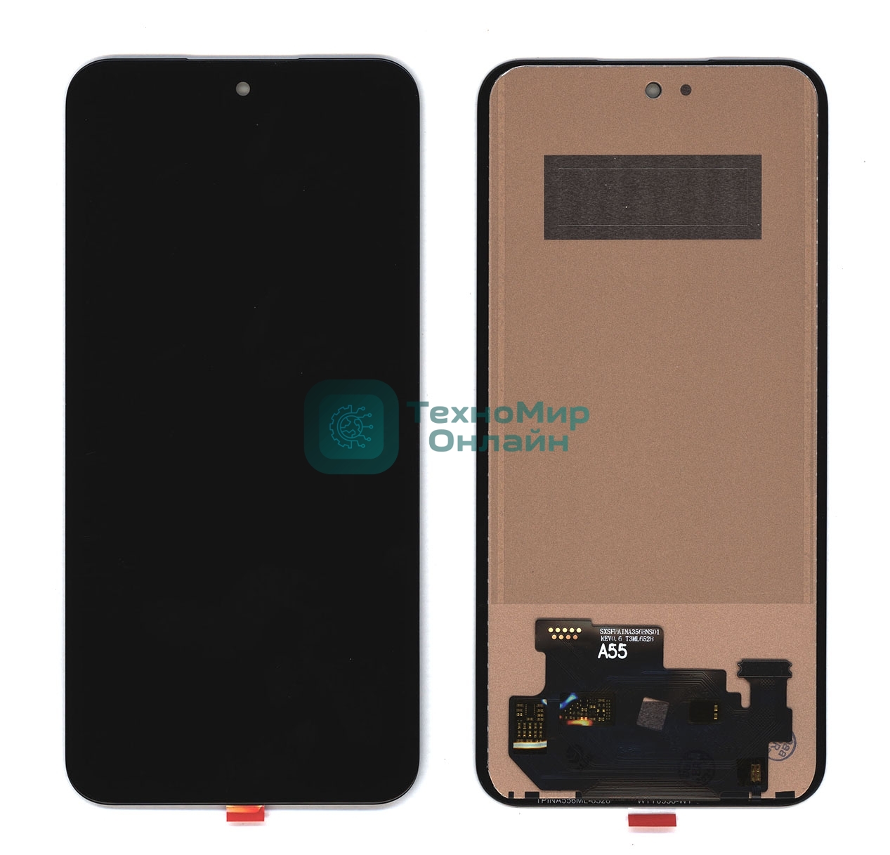 Дисплей для Samsung Galaxy A55 5G SM-A556B в сборе с тачскрином черный