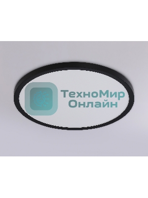 Светильник светодиодный ультратонкий Ambrella light FZ1961 BK черный IP54 40W 5000K D470*15 (Без ПДУ)
