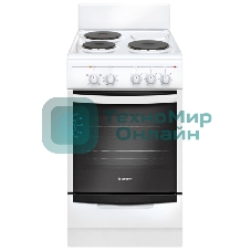 Плита электрическая Gefest 5140 0031 белый, конфорок 3 шт, духовка 55 л, 50 см x 85 см x 58.5 см