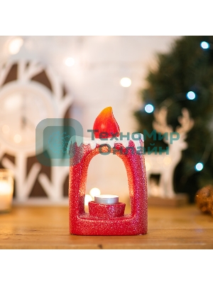 Керамический подсвечник «Свечка» 12.5х6х19.3 см