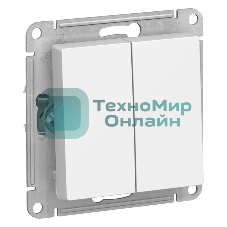 Механизм переключателя 2-кл. ATLAS DESIGN (сх.6) 10АХ бел. SchE ATN000165