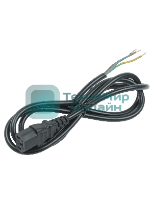 Шнур питания ITK PC-C13N-2M C13 проводник.:3x1.5мм2 2м 230В 10А (упак.:1шт) черный