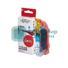 Картридж струйный Sakura 2934B004 (521 C) для Canon, голубой, 8,4 мл., 530 к.