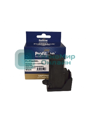Картридж струйный ProfiLine PL-PG-445XL для принтеров Canon PIXMA IP2840/MG2440/MG2540/MG2540S/MG2545S/MG2940/MG3040/MX494/TS3140 с чернилами Black