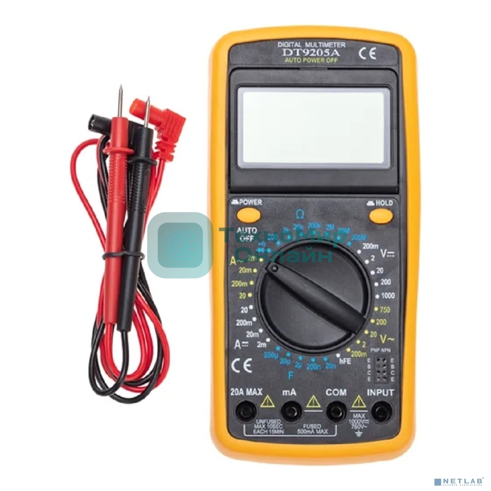 Мультиметр универсальный PROconnect P9205М